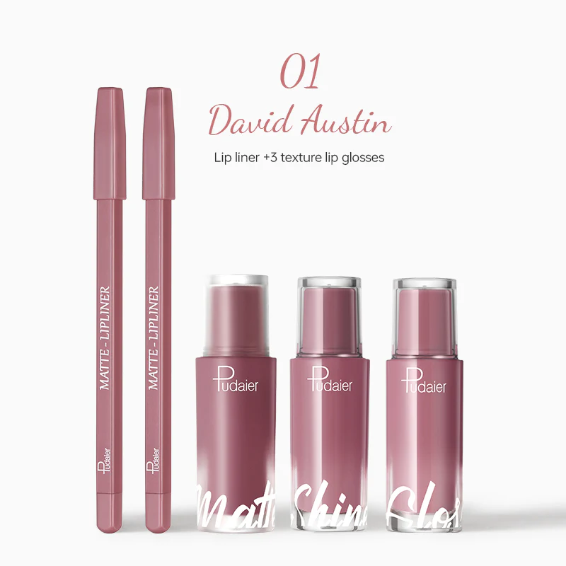 PUDAIER Lippie Says Kiss Kit بوداير بكج مكياج للشفاه